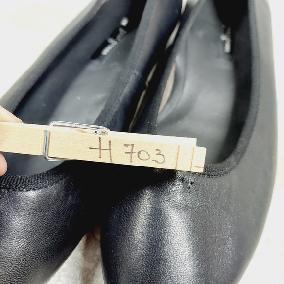 Paul Green Round Toe Black Slip ON Ballet Flats H703 - Picture 11 of 11